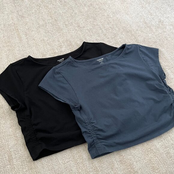 Old Navy Active Powerchill Short Sleeve Crop Top Bundle Lot L - Picture 3 of 9